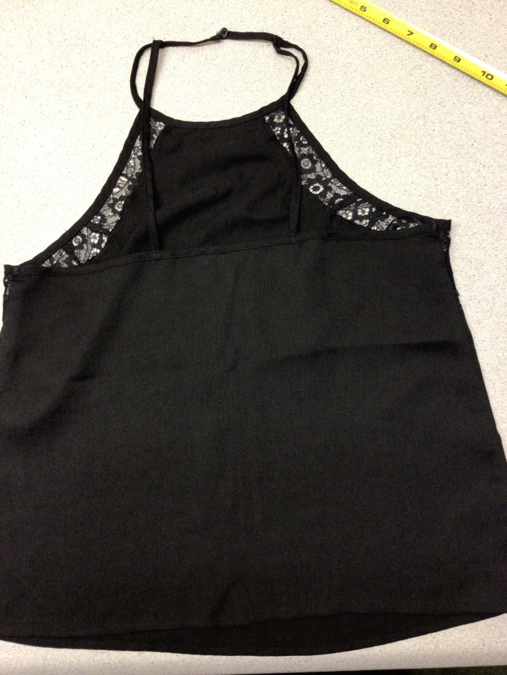 Women’s size small Dynamite sleeveless dress top with fancy lace